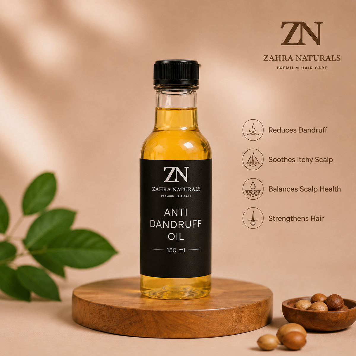 Anti-Dandruff Hair Oil | Scalp Care & Hair Nourishment – ZF Stores